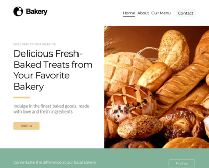 Náhled šablony Bakery 1