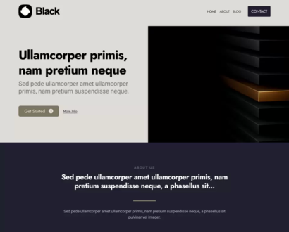 Náhled šablony Black 6