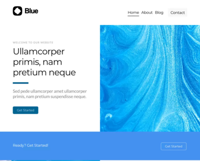 Náhled šablony Blue 1