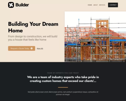 Náhled šablony Builder 6