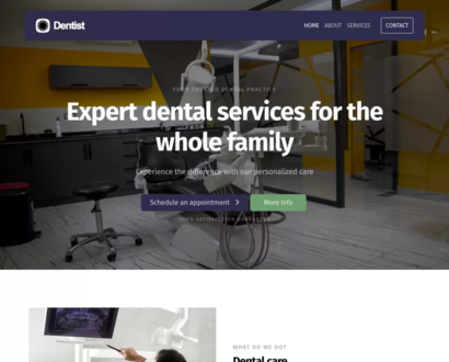 Náhled šablony Dentist 5