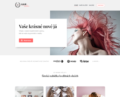 Náhled šablony Hair Salon