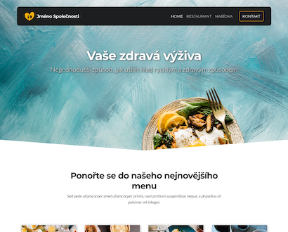 Náhled šablony Healthy Food